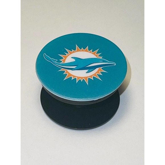 Miami Football Pop Up Phone Holdwe Grip With Super Sticky Glue - Picture 1 of 4